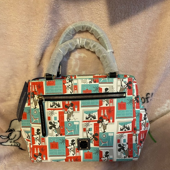 Dooney & Bourke Disney Mid Century Mickey Satchel New with tags - Picture 1 of 5